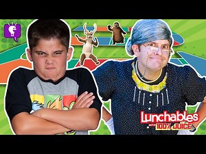 GIANT Backyard Board Game Challenge (ESCAPE the Babysitter!) - Videos For Kids