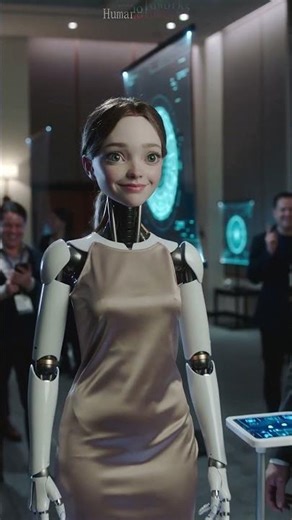 Emotion module activated vol2 ❤︎ #humanoid #robot #shorts