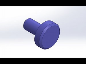 Solidworks Basic Tools | Pin head Solidworks beginners Tutorial and step by step modelling