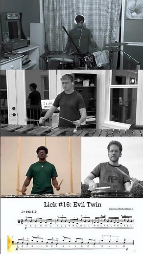 percussion techs be like "its just duple and triple..."!?! can you keep your hands in time: Lick 16!