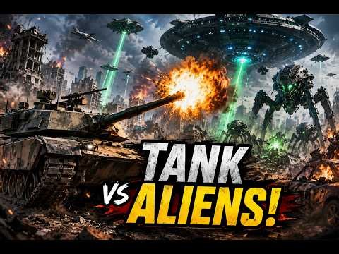 👽 Modern Tank vs Alien Invasion 🚀 | Epic AI Cinematic Battle (4K)