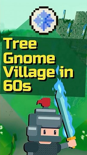 Tree Gnome Village OSRS in 60s! #SHORTS