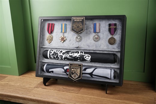 Custom Military Memorial Medal Display, Personalized Shadow Box for Service Remembrance, Honor Display Gift for Veteran Family - Etsy