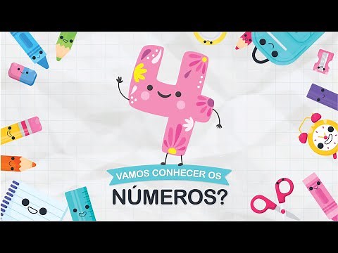 Número 4! » Vamos aprender os NÚMEROS?