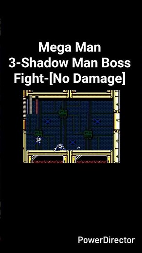 Mega Man 3-Shadow Man Boss Fight-[No Damage] #megaman #nodamage #retrogaming