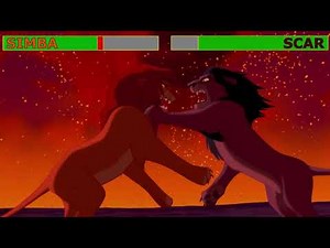 Mortal Kombat Crossover Simba VS Scar (1994) With Healthbars