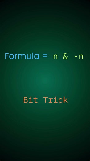 Find the Rightmost Set Bit Using One Bit Trick