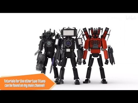 brickfolk lego skibidi toilet titan trio