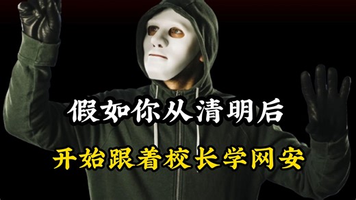 假如你从清明后的第一天开始跟着校长学网安