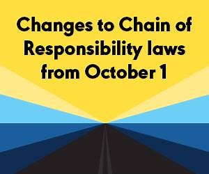 11 reactions | Changes to heavy vehicle Chain of Responsibility laws are coming on October 1. Is your business ready? Visit www.nhvr.gov.au/cor to book a spot at one of our up-coming information sessions. It's FREE!! | National Heavy Vehicle Regulator | Facebook