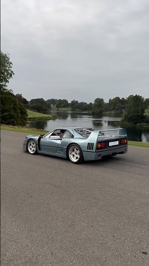 Azzurro Hyperion Ferrari F40 — a legend in a rare shade of blue. 💙🔥 #FerrariF40