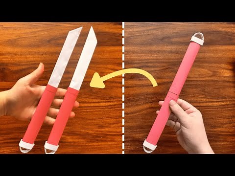 Amazing paper knife | how to make a paper knife