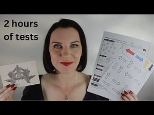ASMR 2 hours of tests (cognitive, perception, focus, Rorschach and intuition tests)