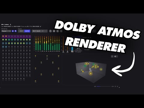 How to Set Up the External Dolby Atmos Renderer