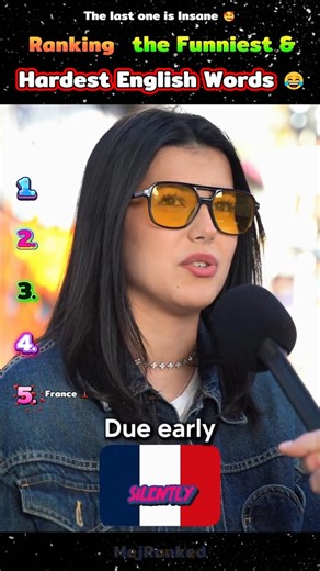 Ranking the Funniest & Hardest English Words 😂