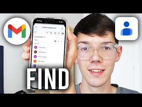 How To Find Contacts In Gmail - Step By Step