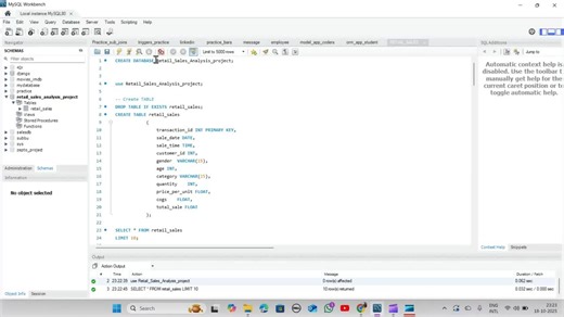 SQL Challenge Day 29: Retail Sales Analysis Project | Subrahmanyam Dunne posted on the topic | LinkedIn