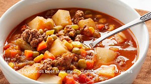 beef vegetable soup recipe