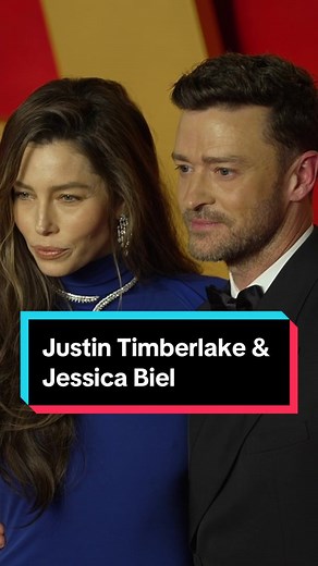 Justin Timberlake & Jessica Biel at Vanity Fair Oscars Party