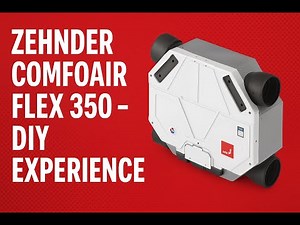 Zehnder ComfoAir Flex 350 DIY installation in an existing building