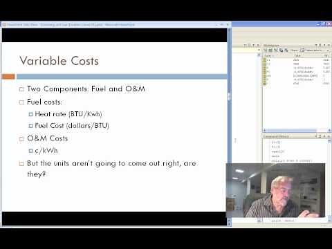 Load Duration and Screening Curves