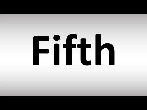 How to Pronounce Fifth