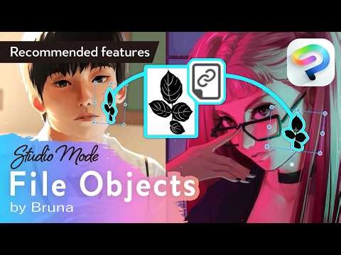 Discover File Objects with Bruna | Clip Studio Paint Recommended Feature