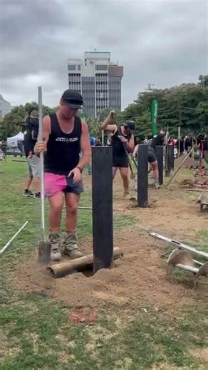 #fencing is hardcore strength, skill with tools and so much more #fordranger #palmy #nzruralgames