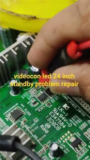 philips videocon led tv 24 inch model 3938 standy ptoblem repair