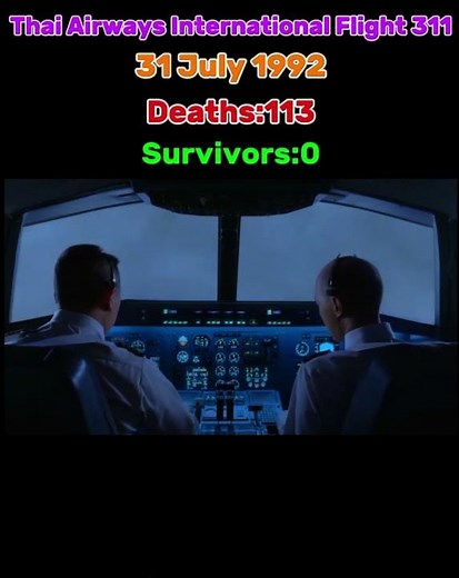 Thai Airways International Flight 311 | Animation and CVR (Reconstructed CVR)