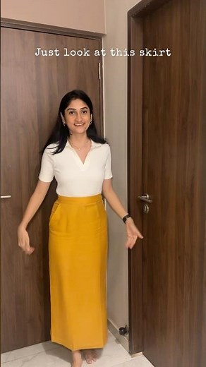 Stylish Slit Skirt Try-On 🌿 | Sustainable Fashion from Roar For Good | Myntra Finds