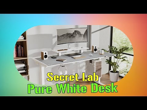Elevate Your Workspace: Unboxing the Secret Lab Pure White Magnus Pro Desk!