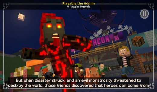 Playable the Admin Mod for Minecraft: Story Mode | M:SM Mods