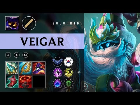 Veigar Mid vs Lissandra - KR Diamond Patch 25.23