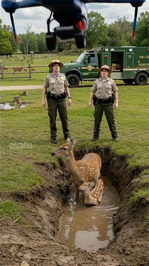 Deer Rescue with Drone Technology #villagelife #smartfarming #rurallife #farmingtraditions