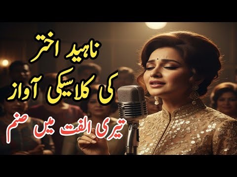 Naheed Akhtar Singing in 1960s Bollywood | Classic Retro Song #naheedakhtar#beautifulsong