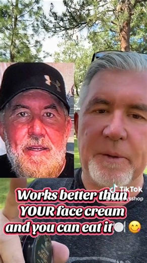 After 40 years in the sun (surfing construction), my face was wrecked. But now？ Better than $125 facecream😮 Try it risk-free – or send it back. No BS. | Progressof-4