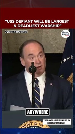 American Victory Is Inevitable: Sec. Navy John Phelan Unveils Trump-Class USS Defiant