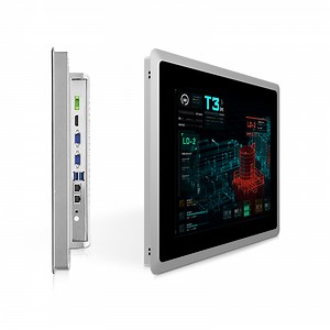 [Hot Item] 12 Inch New IP65 Waterproof Industrial Tablet Touch Screens 2*RJ45 All in One Industrial Panel PC