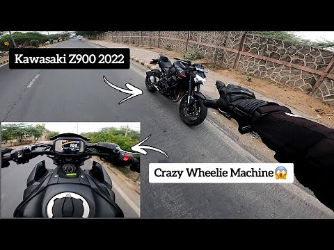 Riding the Z900 2022 | Wheelies on Z900 | Kawasaki Z900 review | Is it worth buying ? #wheelies