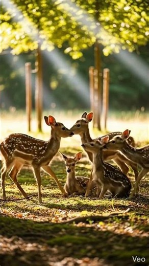 Little Cute Fawns Playing Together | Adorable Baby Deer Moments 🦌💕