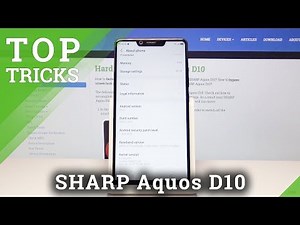 TOP TRICKS SHARP Aquos D10 - Super Features / Cool Options
