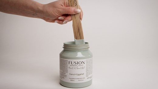 Colour of the week - French Eggshell FRENCH EGGSHELL This pale blue with the slightest hint of greyish-green is serene yet bold at the same time. Pair With: Algonquin for a pop of personality Raw Silk for a refreshing mood | Fusion Mineral Paint