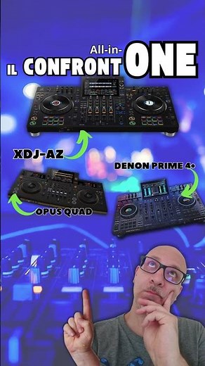 XDJ-AZ vs Opus Quad vs Denon Prime 4+