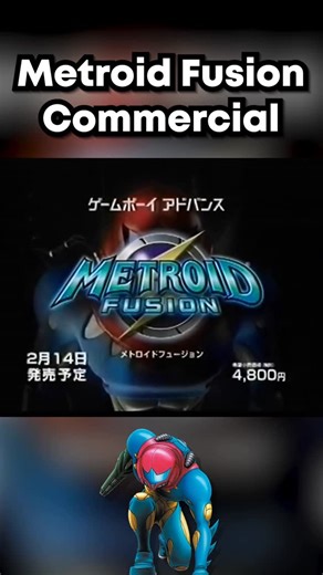 CakeHoarder Games 🍰 on Instagram: "Old Metroid Fusion Commercial ⚡️ #metroid #nintendo #gameboy"