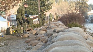 Princeton prepares for next atmospheric river; CAF members fill thousands of sandbags