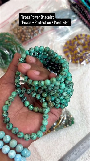 “Australian Turquoise 💎 Power of Calm & Protection | Spiritual Energy Bracelet