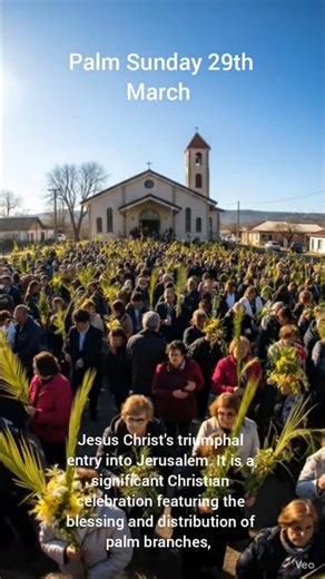 Palm Sunday.Jesus Christ's triumphal entry into Jerusalem.Luke 19