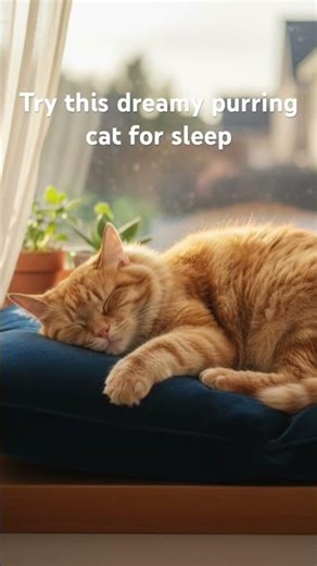 Let This Dreamy Cat Purr Help You Sleep Tonight 🐱💤