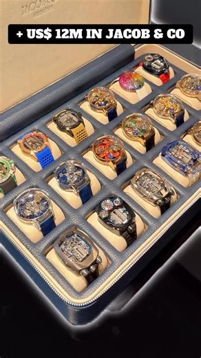 Unboxing $10 Million @JacobAndCo timepieces, which one would you pick? This is what happens when mechanical audacity, high jewellery, and extreme engineering coexist in a single box. From the gravity-defying Astronomia series—where triple-axis tourbillons, rotating planets, and vertical architectures turn timekeeping into kinetic art—to the Bugatti Chiron Tourbillon, a watch that quite literally brings a W16 engine to life on the wrist, every piece here challenges what a wristwatch is supposed t